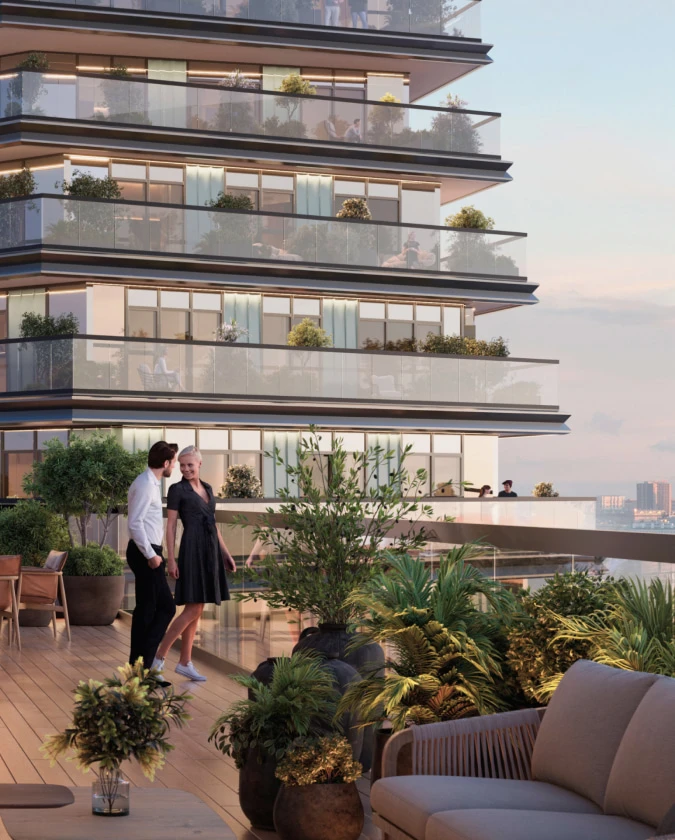 Эксклюзивные планировочные решения с приватными террасами, двухуровневые пентхаусы с потолками до 6 метров